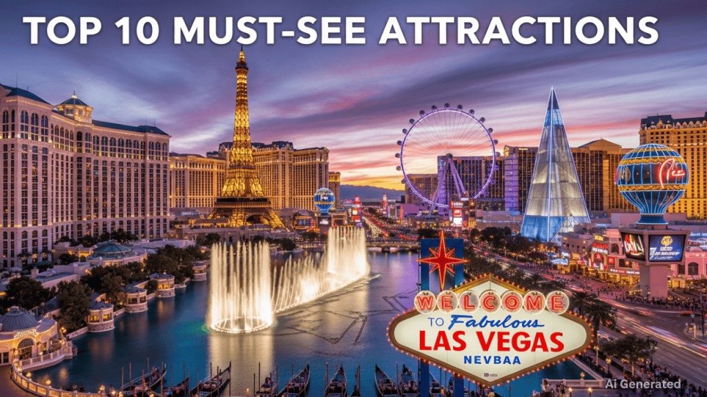 Top 10 Must See Attractions in Las Vegas