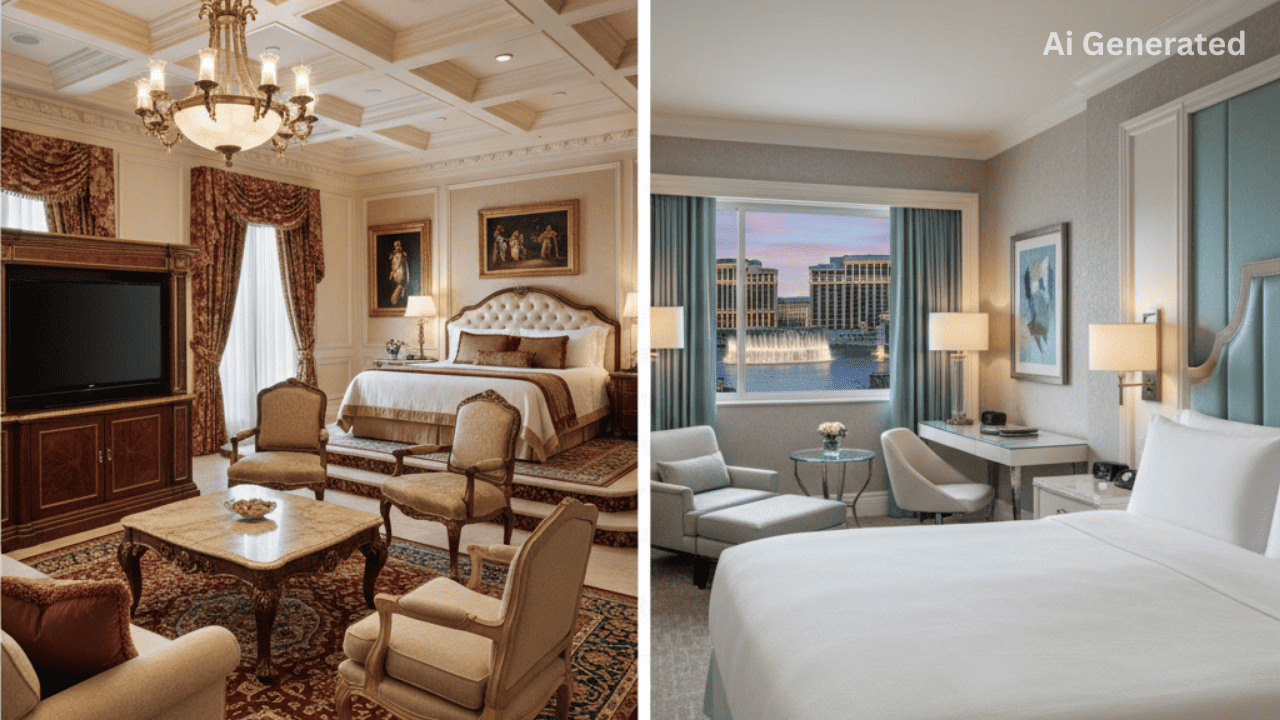 Which Hotel Has Better Rooms Bellagio or The Venetian