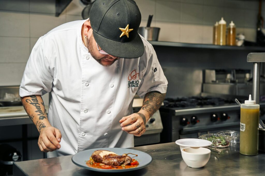 A chef preparing a unique dish that showcases the local flavors of Las Vegas. — hidden food spots Las Vegas