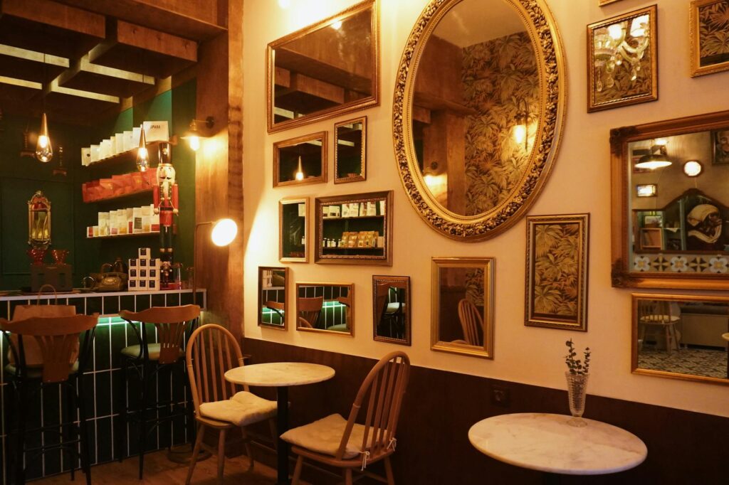 A cozy hidden restaurant with a unique interior design. — hidden gems in Las Vegas