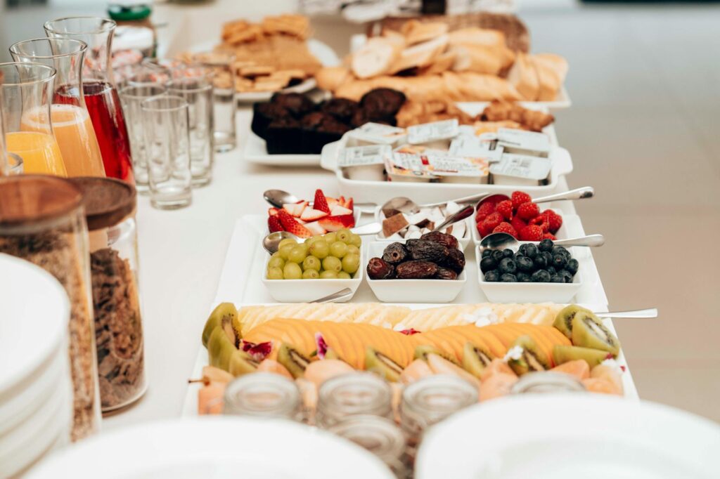 A delicious spread of various dining options available in Las Vegas, highlighting diverse cuisine. — weekend getaway to …