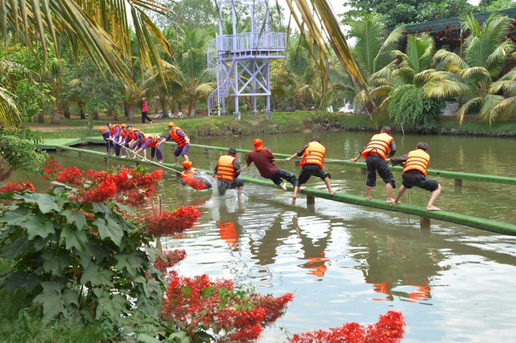 A fun group activity, like an escape room or adventure course, highlighting team bonding. — Las Vegas bachelor party pla…