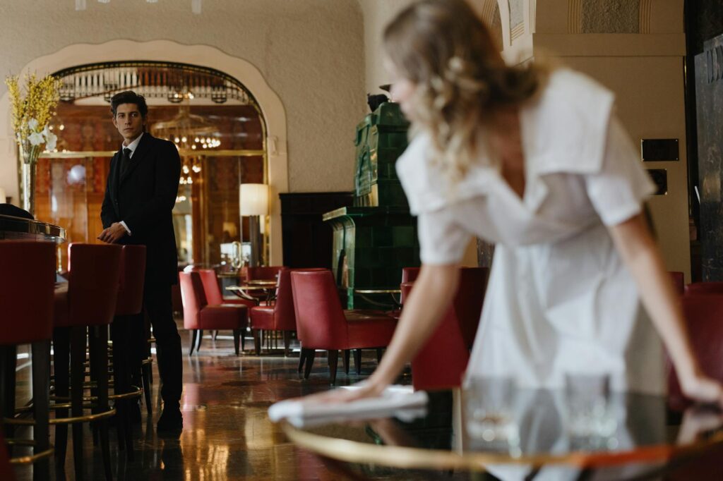 A high roller table with luxurious decor and attentive service. — choose the right casino Las Vegas