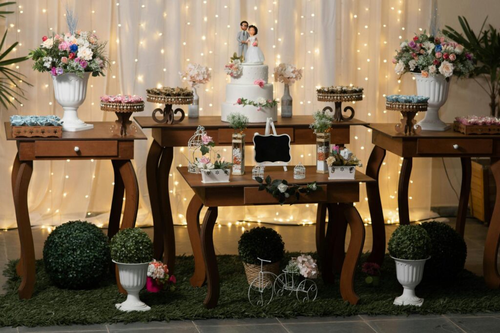 A personalized party setup with decorations for a groom-to-be — Las Vegas bachelor party planning