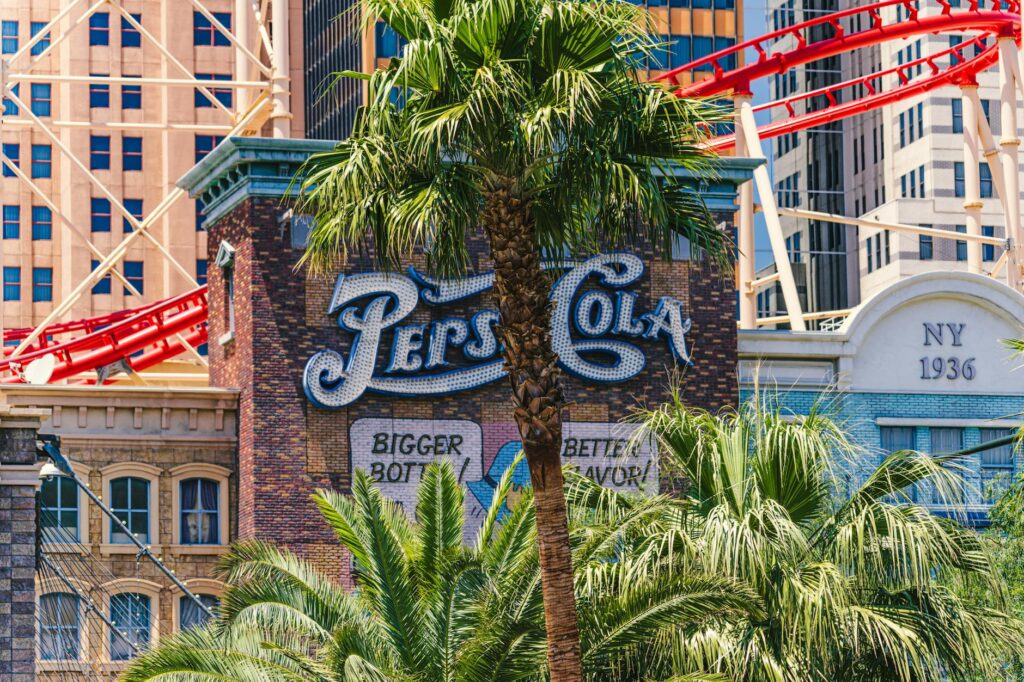 A scenic view of the Las Vegas Arts District filled with murals and street art — hidden gems in Las Vegas