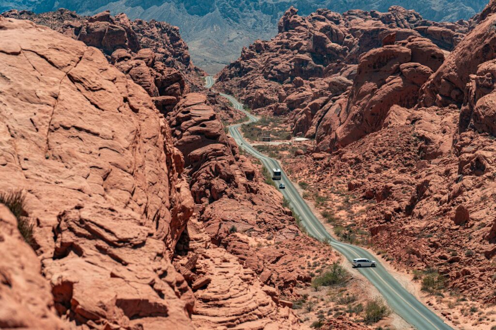 A serene view of Red Rock Canyon highlighting its natural beauty. — hidden gems in Las Vegas