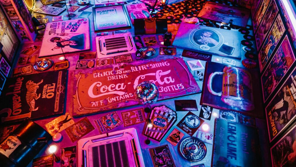 A vibrant collection of vintage neon signs at the Neon Boneyard. — unique experiences Las Vegas