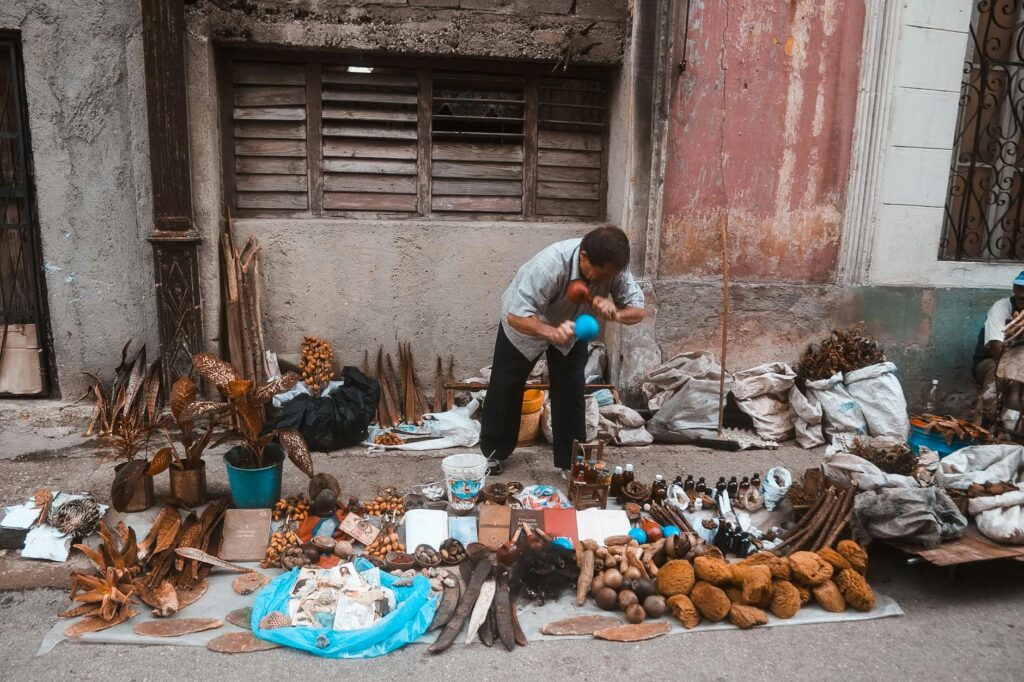A vibrant street market with local vendors selling unique products. — off-strip activities Las Vegas