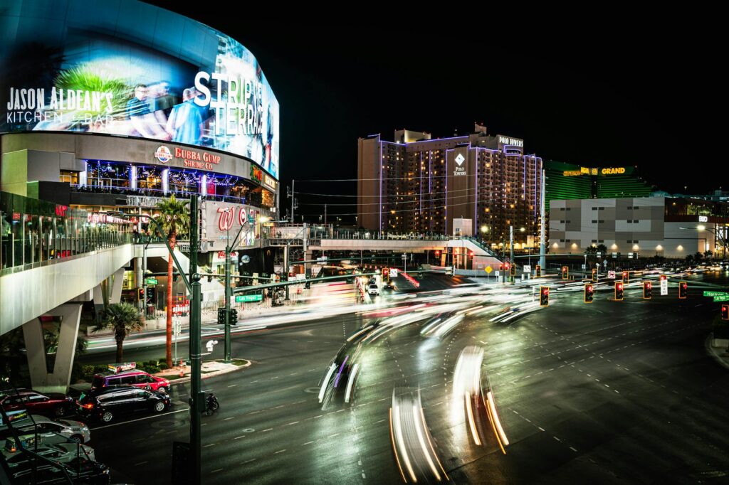 An inside view of a modern Las Vegas sportsbook, highlighting the technology and atmosphere. — best sports betting casin…