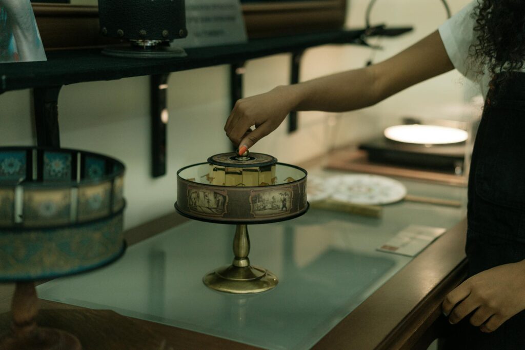 An interactive exhibit inside The Mob Museum — hidden gems in Las Vegas