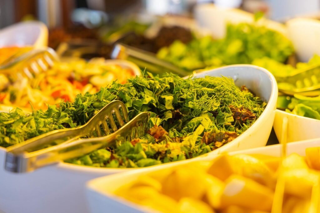 A bright and colorful display of food at the Buffet at Wynn. — best buffets Las Vegas