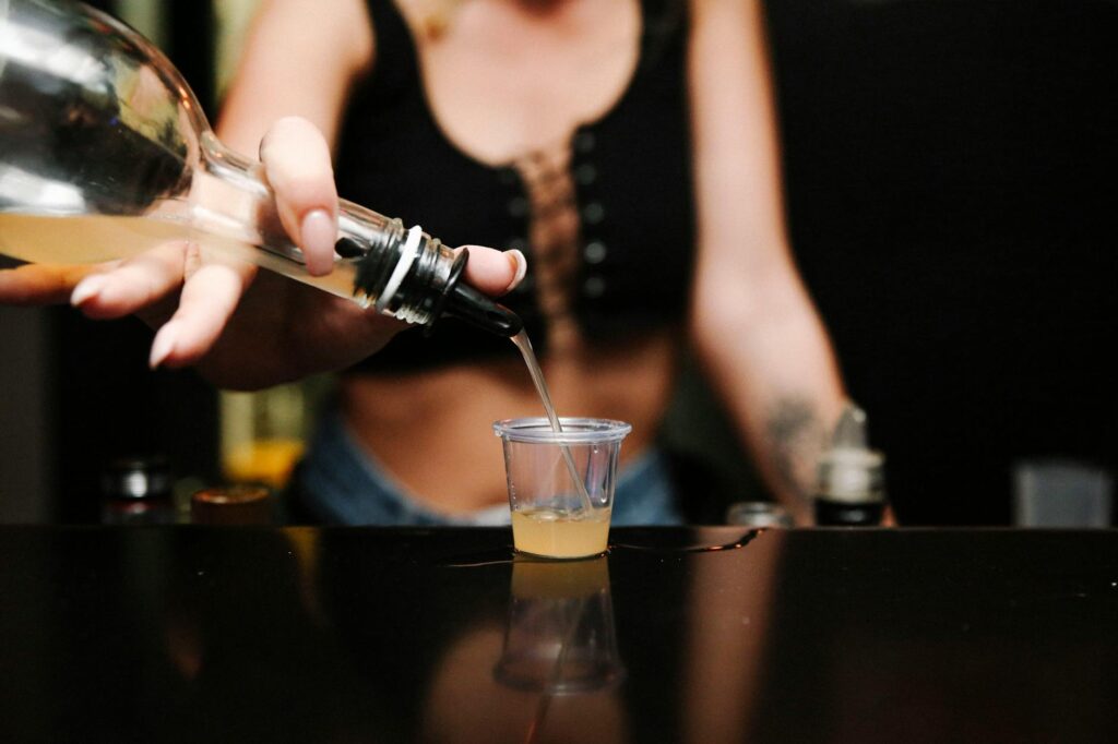 A close-up of a cocktail served at one of the best nightclubs in Vegas. — Las Vegas nightlife clubs