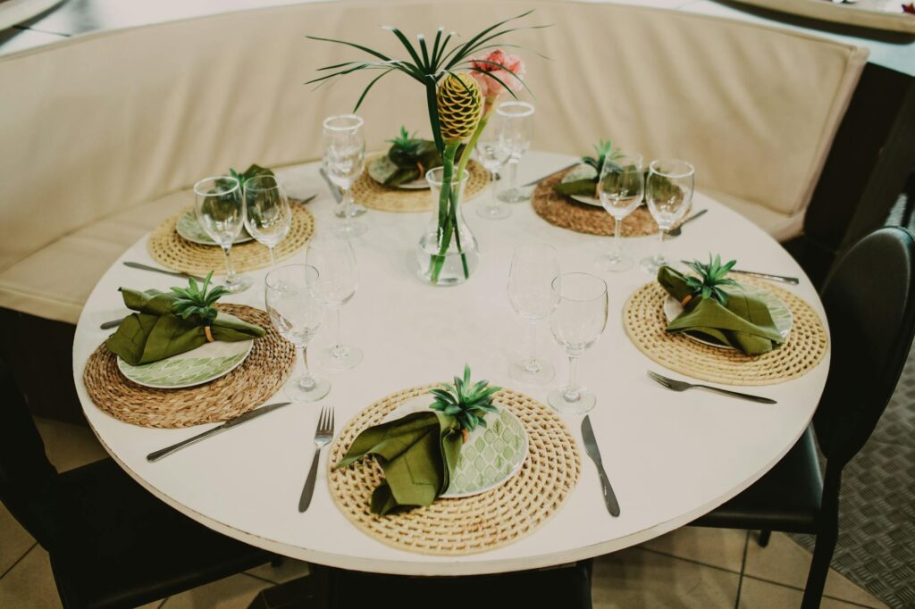 A delicious dinner setup at a trendy restaurant, perfect for a bachelorette party. — Vegas bachelor party planning
