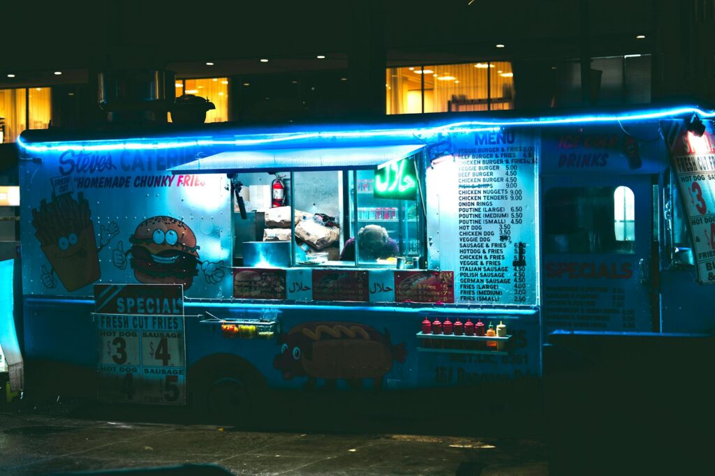 A delicious plate of food from a food truck in Las Vegas, highlighting affordable dining options. — Las Vegas on a budget