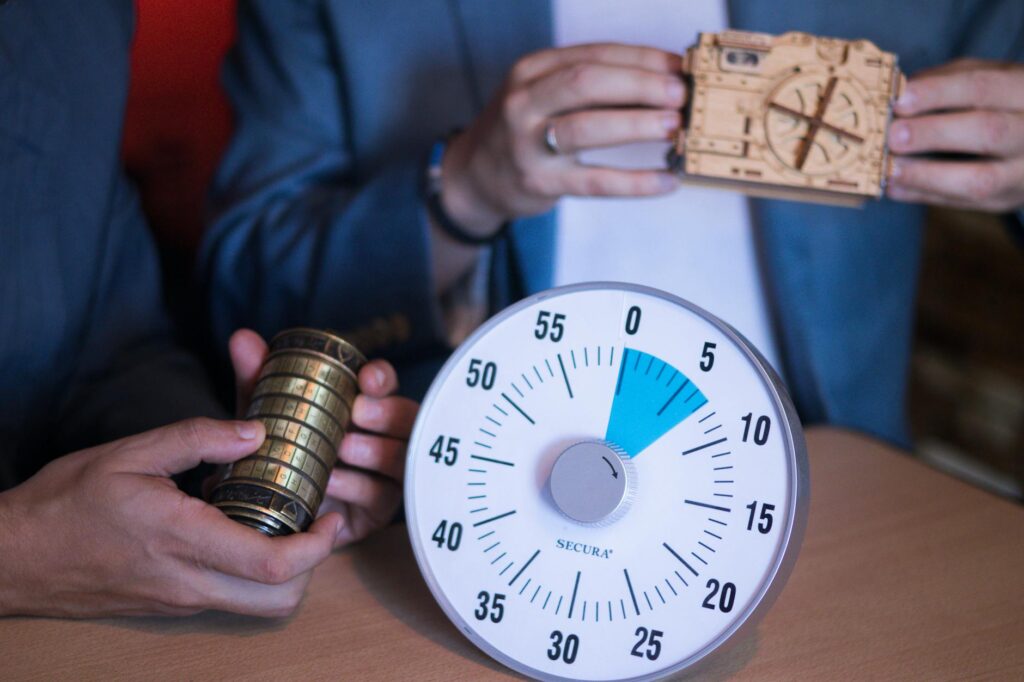 A fun escape room experience with friends, showcasing teamwork and excitement. — Vegas bachelor party planning