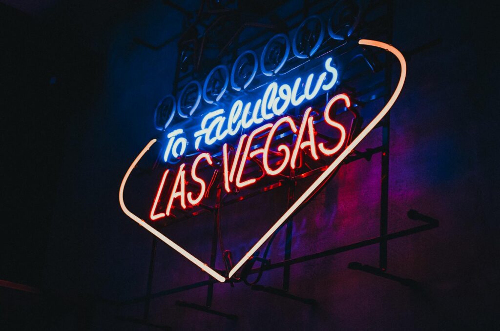 A screenshot of a nightlife deals app displaying discounts for clubs and bars in Las Vegas. — Las Vegas nightlife budget…