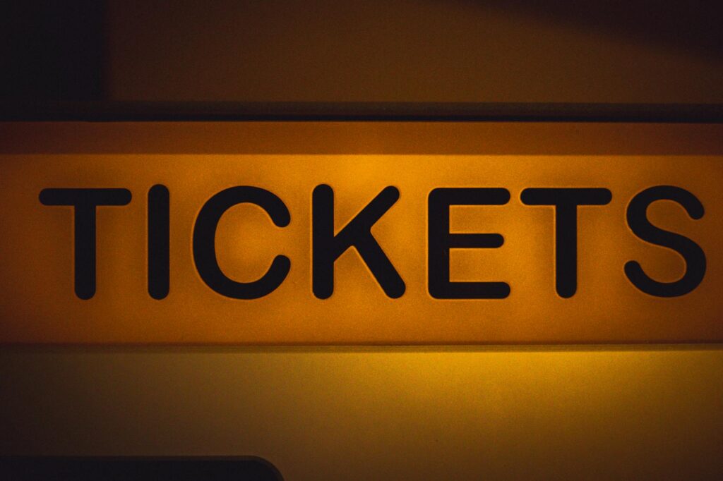 A screenshot of a popular ticketing website showcasing deals on discount show tickets Las Vegas