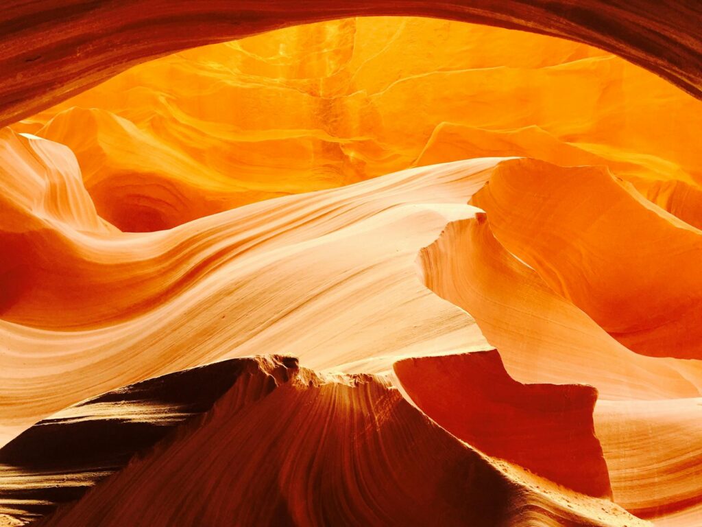 A stunning view of Red Rock Canyon during sunset, showcasing its vibrant rock formations. — outdoor activities in Las Vegas