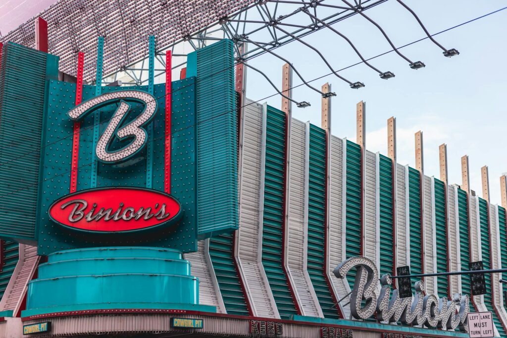 An artistic angle of the Neon Boneyard, featuring vintage signs that tell the story of Las Vegas' vibrant history. — Ins…