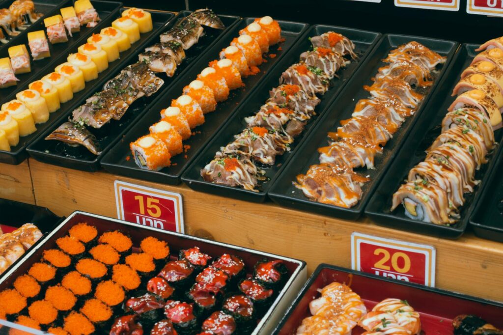 An image of a delicious buffet spread available at an affordable price. — save money on Vegas vacation