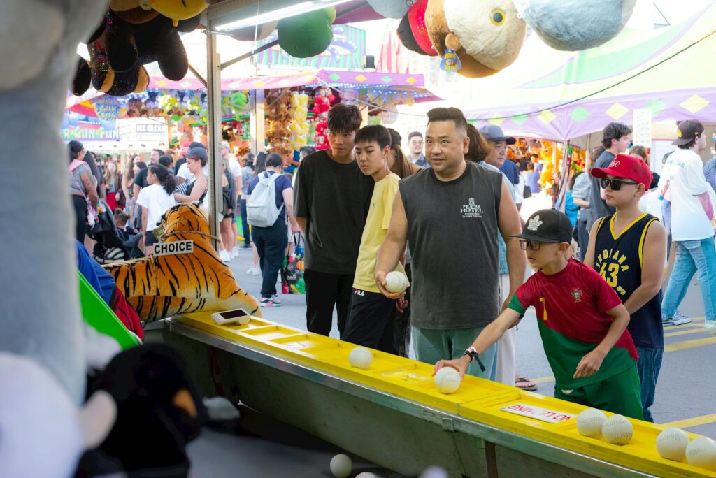 Families participating in a fun festival event in Las Vegas with games and activities. — family activities Las Vegas