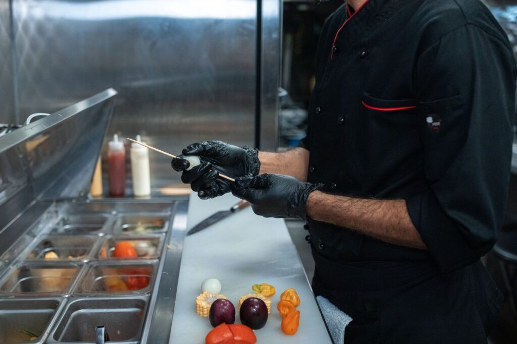 A chef preparing fresh ingredients at a food truck in Las Vegas. — best food trucks in Las Vegas