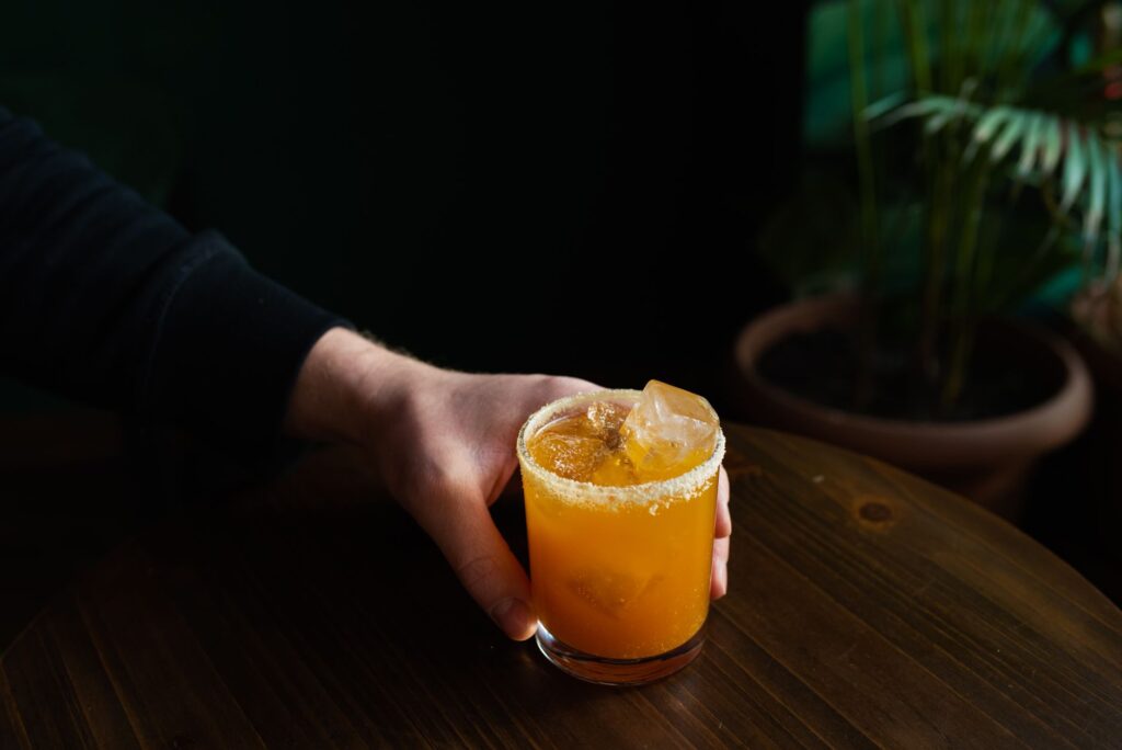 A close-up of a signature cocktail being served at a trendy bar in Las Vegas. — Las Vegas nightlife