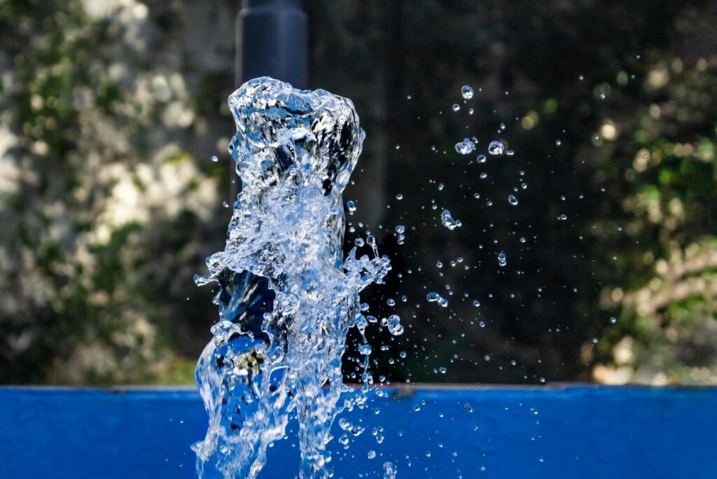 A close-up shot of the fountains in action, showcasing the water choreography. — bellagio fountains