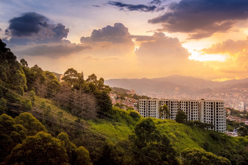 A picturesque sunset view from a lesser-known lookout point on the outskirts of the city. — hidden gems in Las Vegas