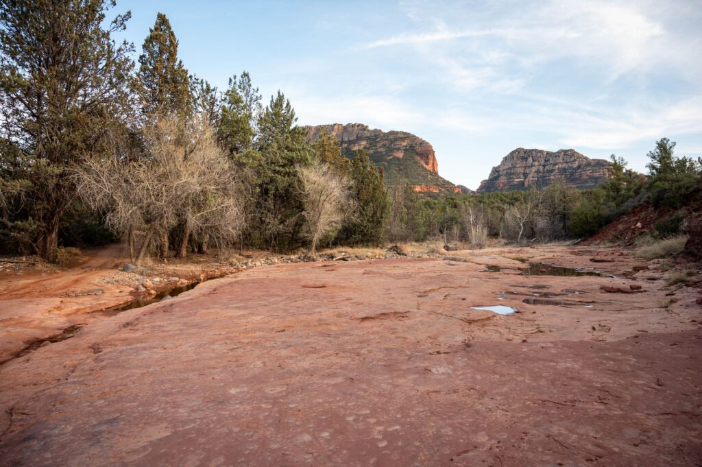 A scenic shot of the Red Rock Canyon, showcasing outdoor activities in spring. — best time to visit las vegas