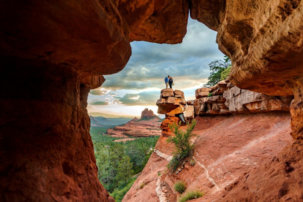 A scenic sunset view at Red Rock Canyon, perfect for a romantic outing. — romantic getaway Las Vegas