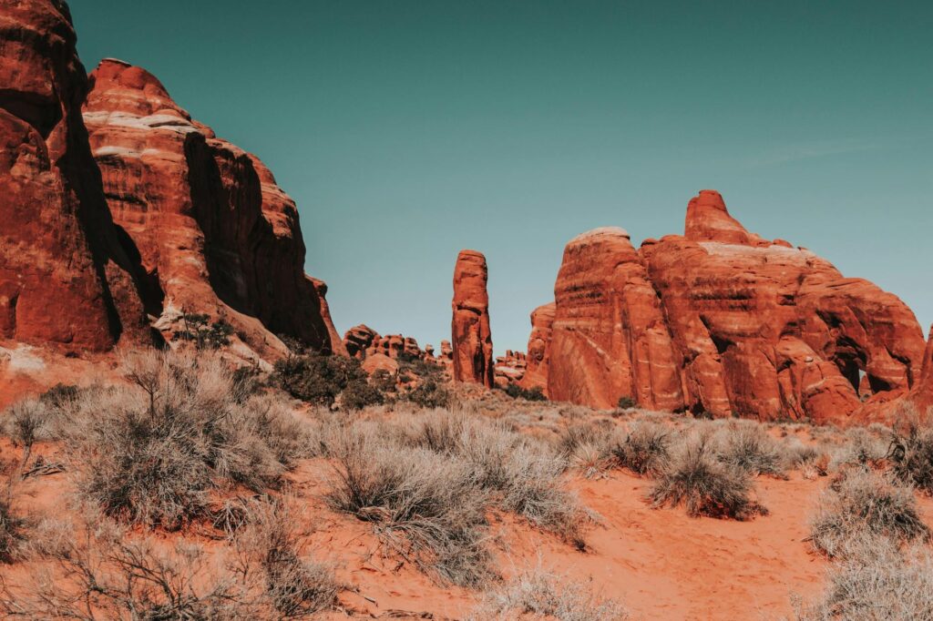 A scenic view of Red Rock Canyon highlighting its stunning rock formations. — hidden gems Las Vegas