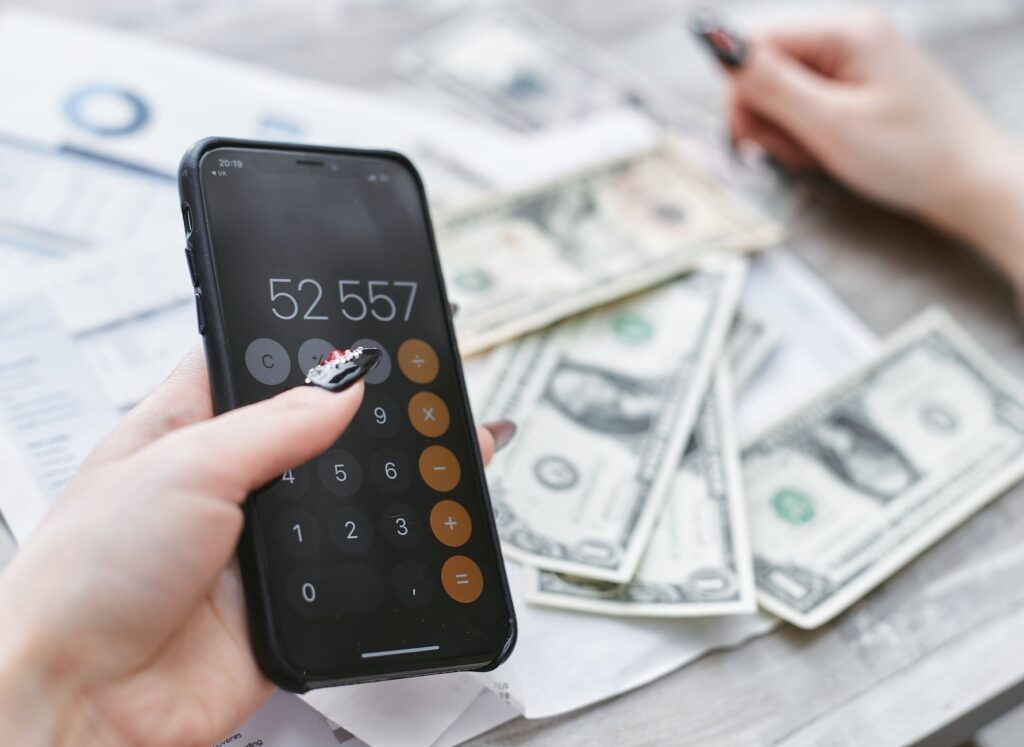 A screenshot of a budgeting app with a sample Las Vegas trip budget. — las vegas hidden fees