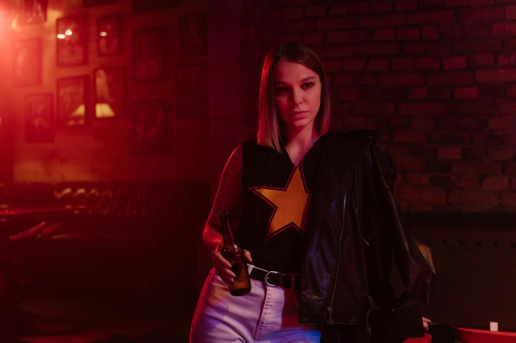 A stylish outfit laid out for a night out in Las Vegas. — packing list for Las Vegas