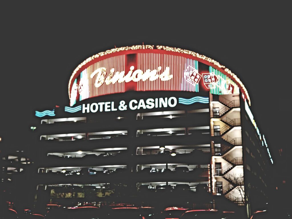 An engaging photo of a Las Vegas casino with visible hidden costs like food and entertainment. — las vegas hidden fees
