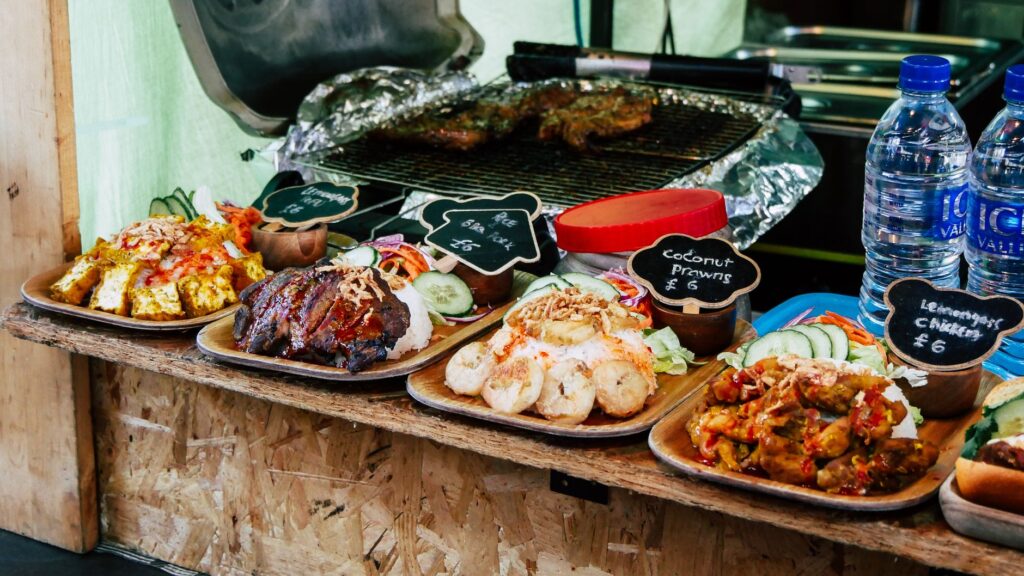An image of a delicious street food dish from a food truck in Las Vegas, highlighting its affordability and flavor. — sa…
