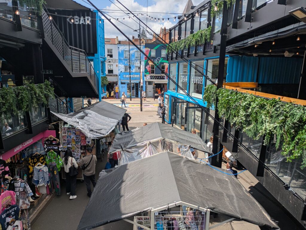 The lively atmosphere of Container Park with its unique shops and local art. — hidden gems las vegas