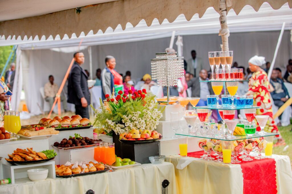 A bustling buffet scene with people serving themselves from a large selection. — best buffets in Las Vegas