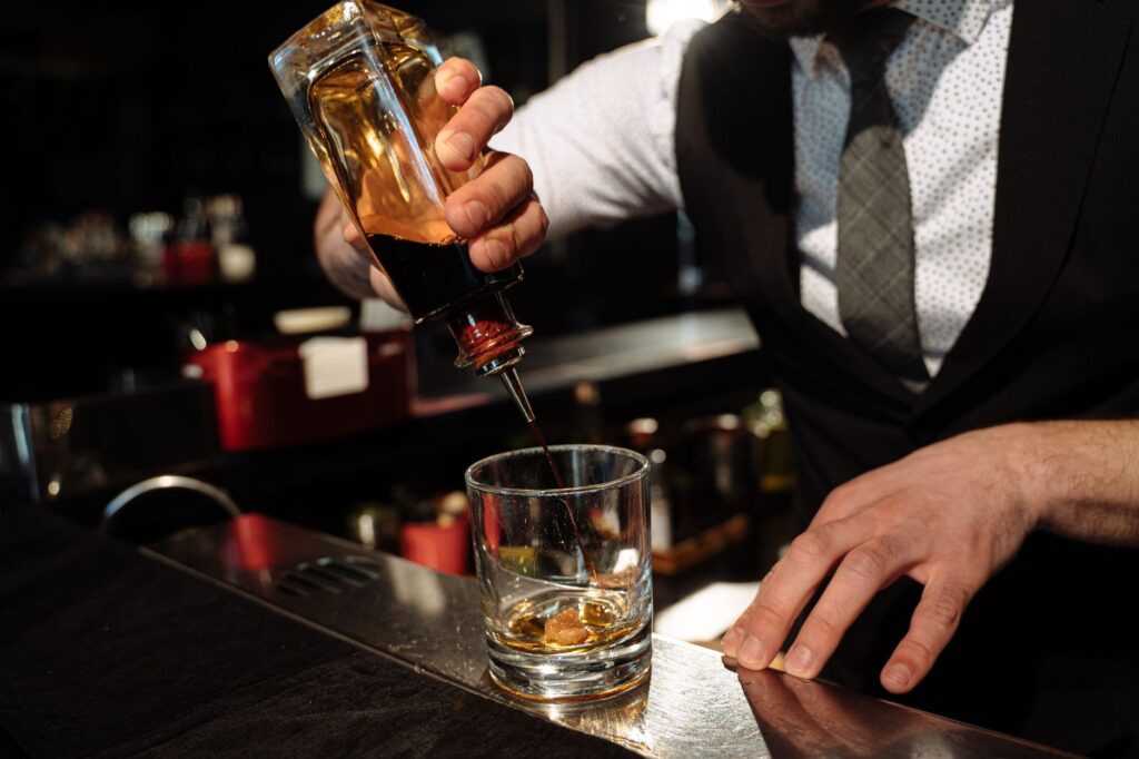 A cocktail being prepared at one of the best bars in Vegas. — Las Vegas nightlife