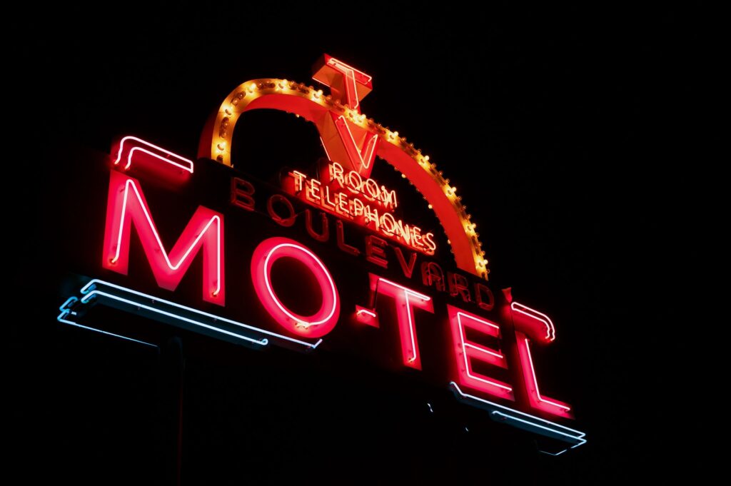 A colorful display of vintage neon signs at The Neon Boneyard. — hidden gems in Las Vegas