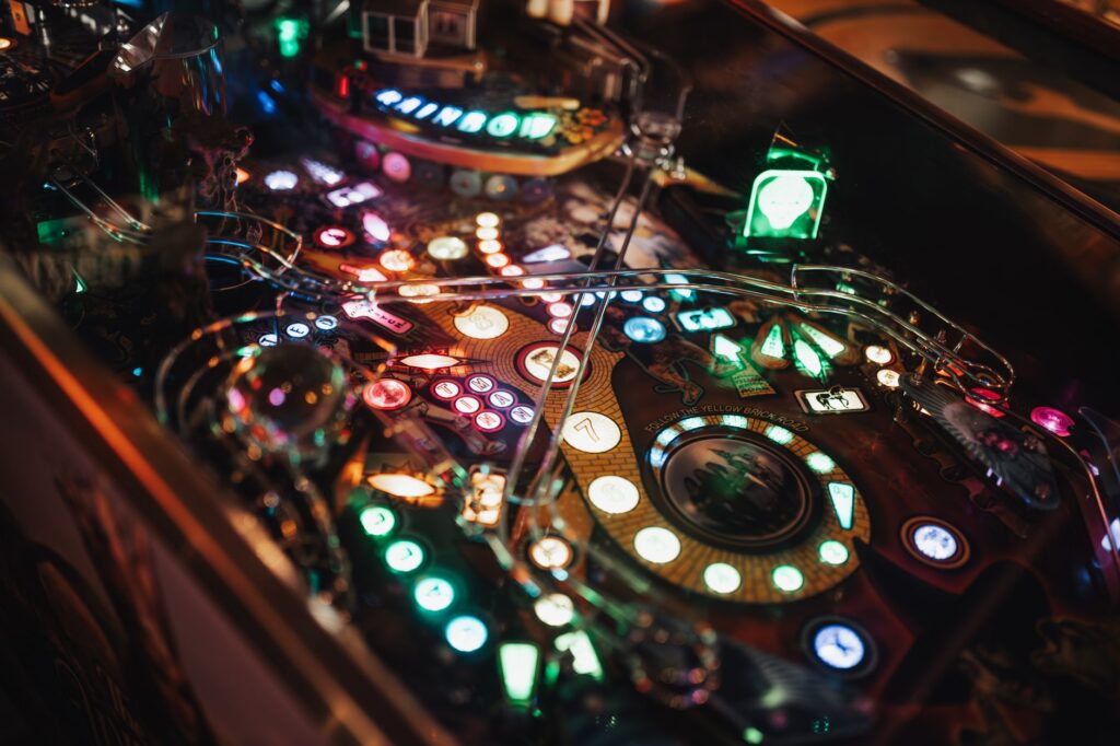 A colorful pinball machine at the Pinball Hall of Fame, evoking nostalgia. — attractions in Las Vegas