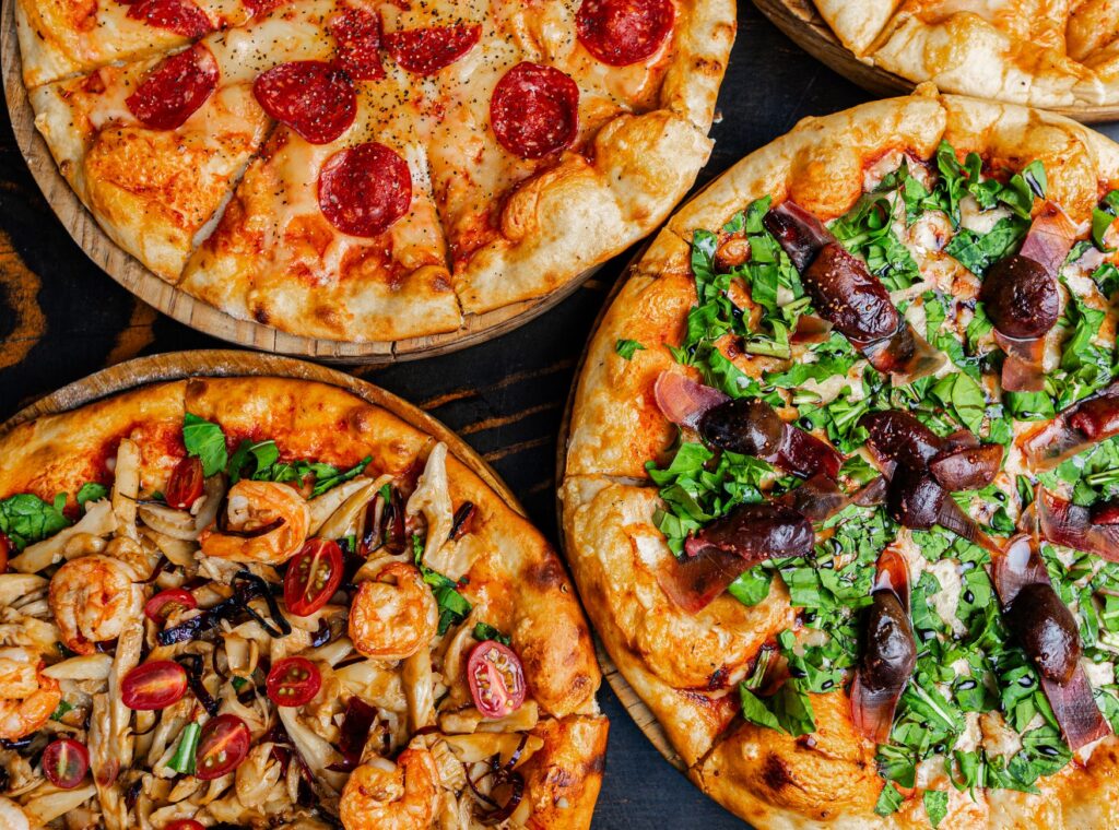 A delicious family meal served at a themed restaurant in Las Vegas, highlighting child-friendly options. — family activi…