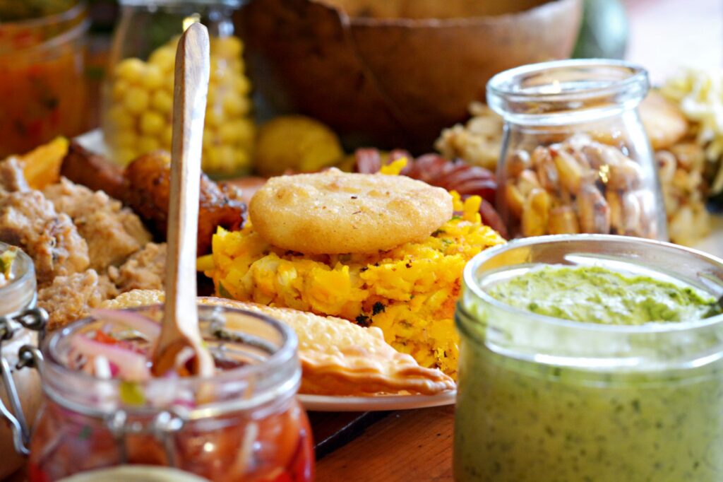 A diverse selection of dishes from a local food tour in Las Vegas. — unique experiences in Las Vegas