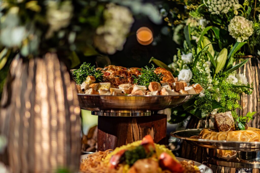 A lavish dining setup at Caesars Palace Buffet, emphasizing its grandeur. — best buffets in Las Vegas
