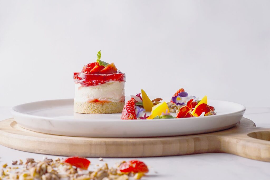 A mouth-watering dessert from a celebrity chef's restaurant, emphasizing indulgence and creativity. — best restaurants i…