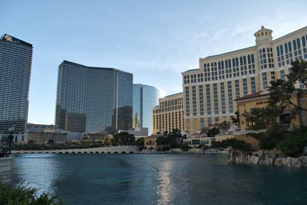 A scenic shot of Springs Preserve, showcasing its beautiful gardens and interactive exhibits that highlight attractions off the Strip Las Vegas.