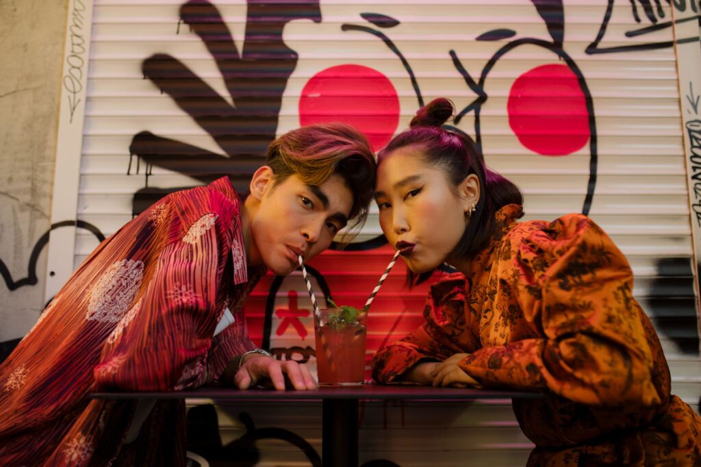 A stylish couple enjoying cocktails at one of the trendy new bars in Las Vegas. — Las Vegas nightlife 2026