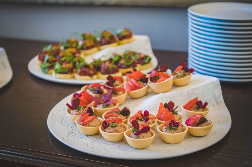 An elegant dessert display at a fine dining buffet in Las Vegas. — best buffets in Las Vegas