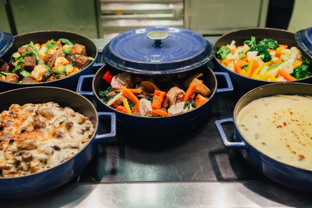 An inviting buffet spread showcasing various food options, embodying las vegas travel hacks in culinary delights.