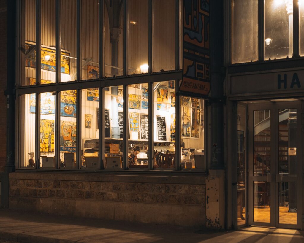 An inviting restaurant exterior showcasing affordable dining options — budget restaurants in Las Vegas